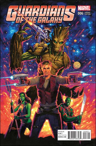 Guardians of the Galaxy (2015)  issue 6-C Greg Hildebrandt 1:15 Classic Cover