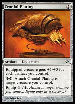 Magic the Gathering: Fifth Dawn (Base Set) card 113 Cranial Plating