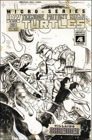 Teenage Mutant Ninja Turtles Villains Micro-Series issue 8-C Dan Duncan 1:10 Artist's Edition Cover