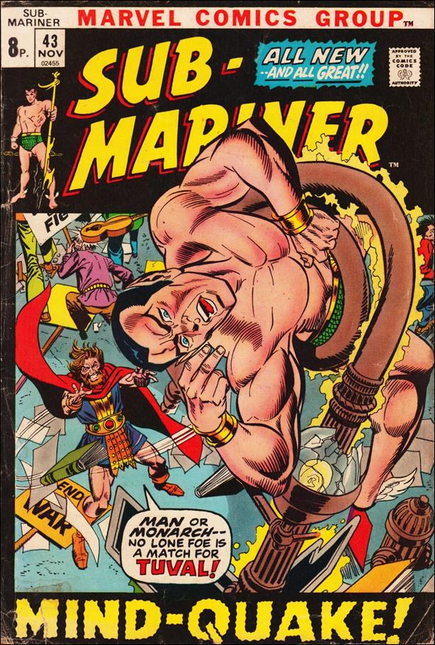 Sub-Mariner (1968) issue 43-B UK Price Cover