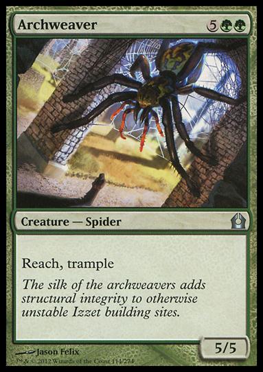 Magic the Gathering: Return to Ravnica (Base Set) card 114 Archweaver