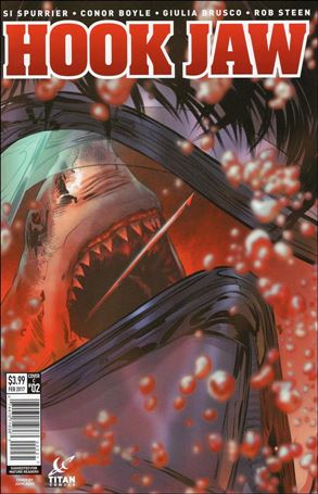 Hook Jaw issue 2-C John Aggs Cover