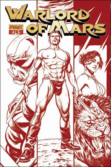 Warlord of Mars issue 14-E Stephen Sadowski "Martian Red" Cover