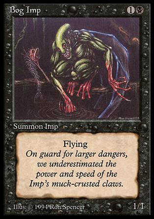 Magic the Gathering: The Dark (Base Set) card 41 Bog Imp