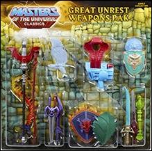 Masters of the Universe Classics (Vehicles and Accessories) figure 11 Great Unrest Weapons Pack