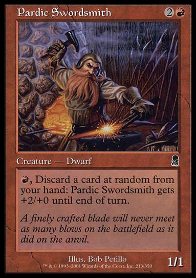 Magic the Gathering: Odyssey (Base Set) card 213 Pardic Swordsmith