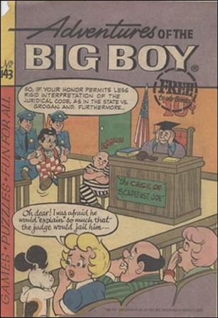 Adventures of the Big Boy issue 143-B West Coast Cover
