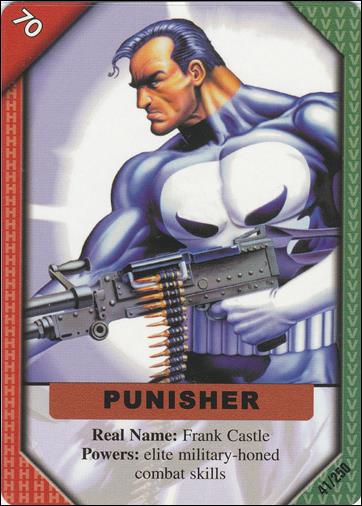 Marvel ReCharge: Inaugural Edition (Base Set) card 41 Punisher