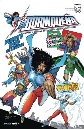 La Borinqueña Guest Starring Rosario Dawson issue nn-D Gus Vasquez Cover