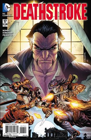 Deathstroke (2014) issue 17 Tyler Kirkham Cover