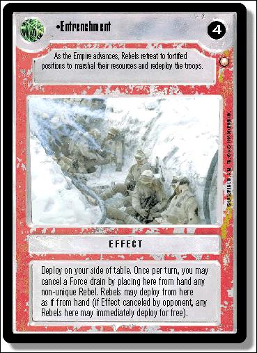 Star Wars: Special Edition Limited (Base Set) card 223 Entrenchment