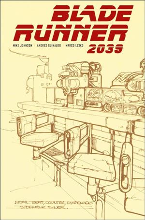 Blade Runner 2039 issue 5-C Syd Mead Cover