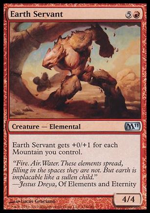 Magic the Gathering: 2011 Core Set (Base Set) card 134 Earth Servant