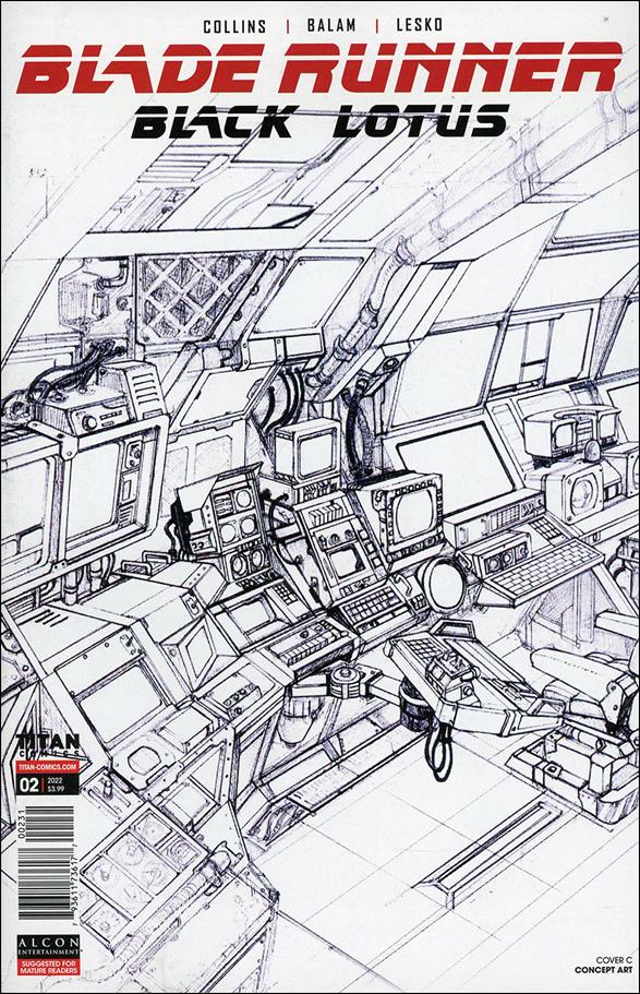 Blade Runner: Black Lotus issue 2-C Concept Art Cover