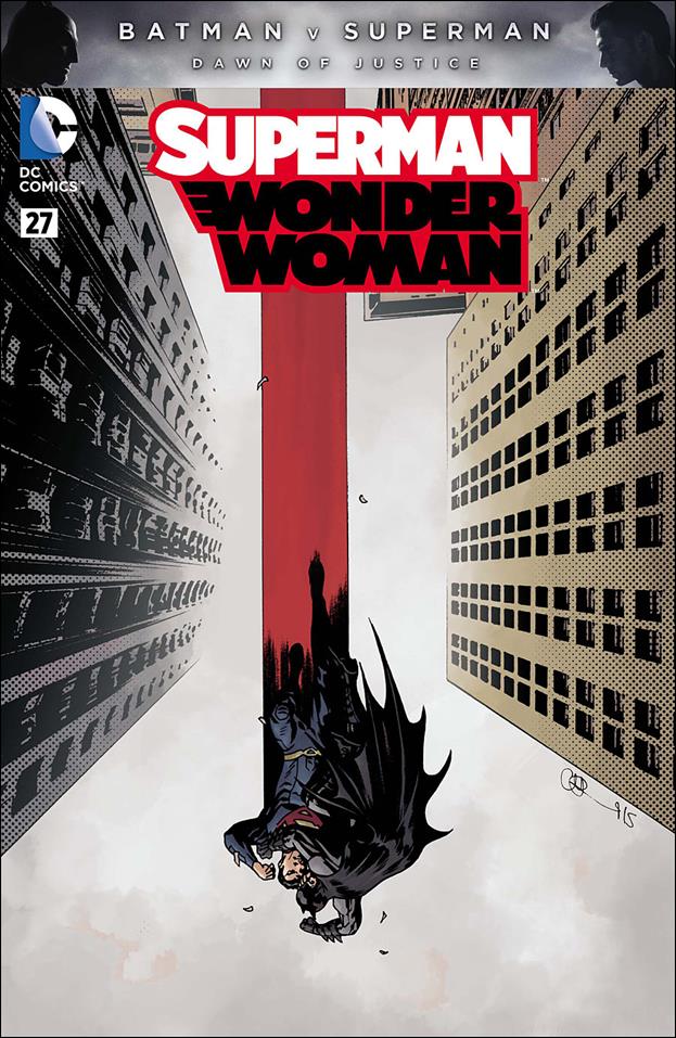 Superman/Wonder Woman issue 27-C Unbagged Charlie Adlard Full Color Cover