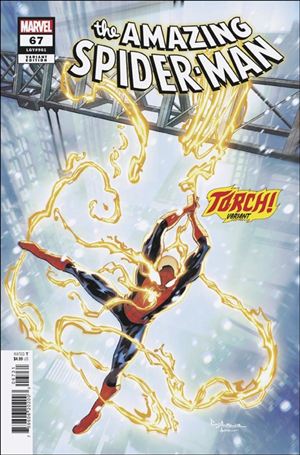 Amazing Spider-Man (2022) issue 67-B Rogê Antônio Torch! Cover