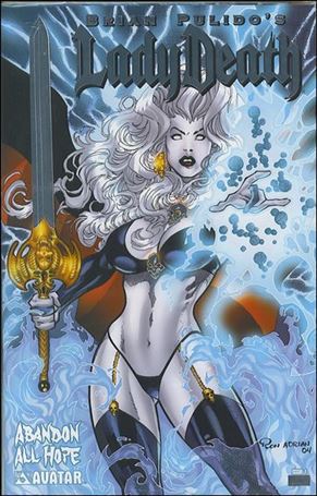 Brian Pulido's Lady Death: Abandon All Hope issue 1-E Platinum Foil Cover 1/1300