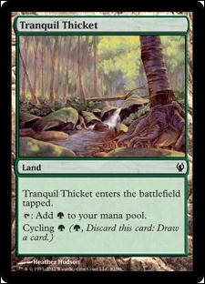 Magic the Gathering: Duel Decks: Izzet vs. Golgari (Base Set) card 82 Tranquil Thicket