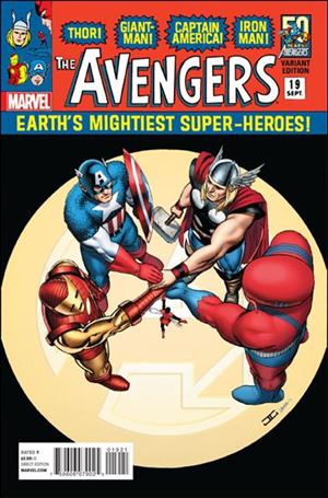 Avengers (2013) issue 19-B John Cassaday 1960s Cover