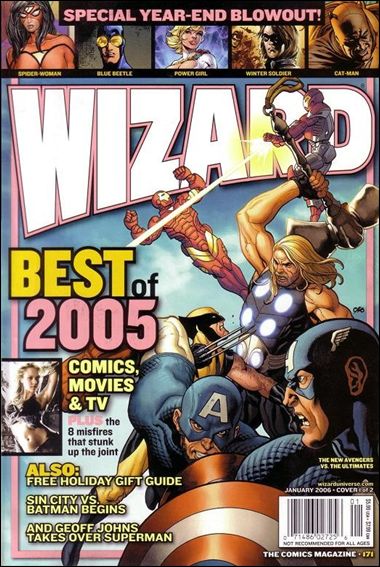 Wizard: The Comics Magazine issue 171 Frank Cho New Avengers vs Ultimates Cover