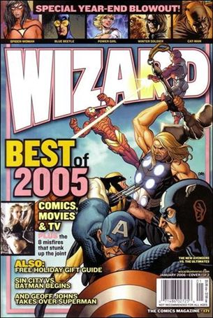 Wizard: The Comics Magazine issue 171 Frank Cho New Avengers vs Ultimates Cover
