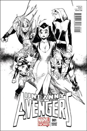 Uncanny Avengers (2012) issue 1-E Olivier Coipel 1:200 Sketch Cover
