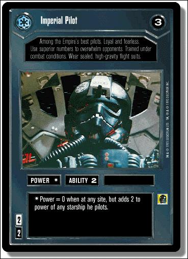 Star Wars: Premiere Limited (Base Set) card 33 Imperial Pilot