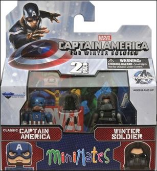 Marvel Minimates figure 163 Classic Captain America and Winter Soldier