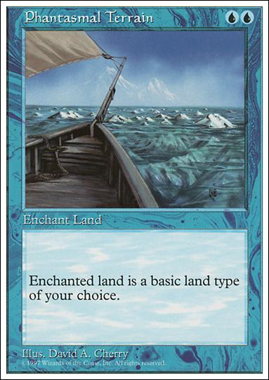 Magic the Gathering: 5th Edition (Base Set) card 107 Phantasmal Terrain