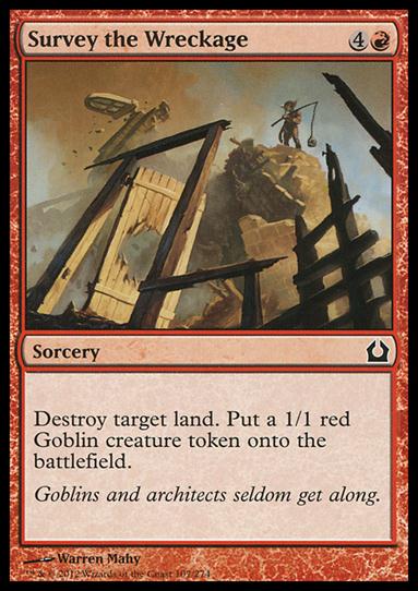Magic the Gathering: Return to Ravnica (Base Set) card 107 Survey the Wreckage