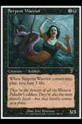 Magic the Gathering: 7th Edition (Base Set) card 162 Serpent Warrior