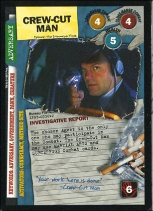 X-Files: The Truth Is Out There (Base Set) card XF97-0336v2 Crew-Cut Man