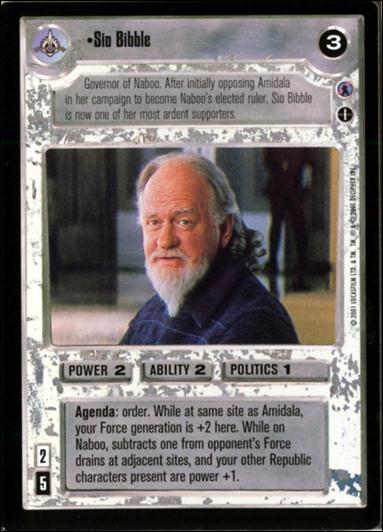 Star Wars: Reflections III (Base Set) card 133 Sio Bibble