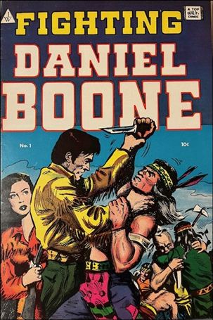 Fighting Daniel Boone issue 1-B I.W. Enterprises Blue Cover Reprint