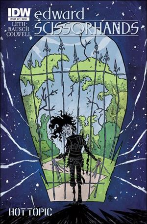 Edward Scissorhands issue 2-D Drew Rausch Hot Topic Cover