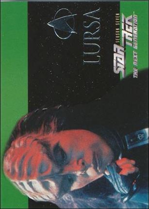 Star Trek: The Next Generation - The Episode Collection Season Seven (Foil Embossed Subset) card S40 Lursa