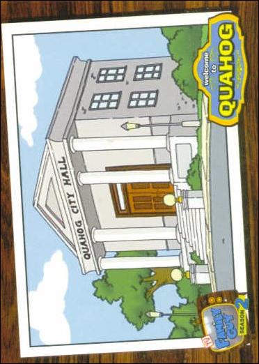 Family Guy Season Two (Base Set) card 14 Quahog City Hall
