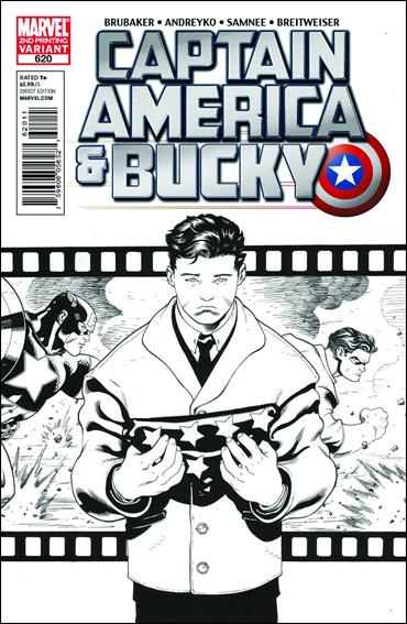 Captain America and Bucky issue 620-C Ed McGuinness Cover (2nd Printing)