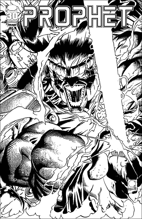 Prophet Remastered Edition issue 1-I Joe Quesada 1:50 Black & White Cover