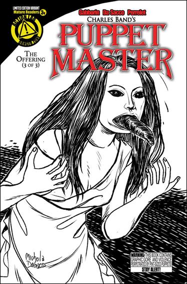 Puppet Master (2015) issue 3-C Leech Woman Sketch Cover 1/1500