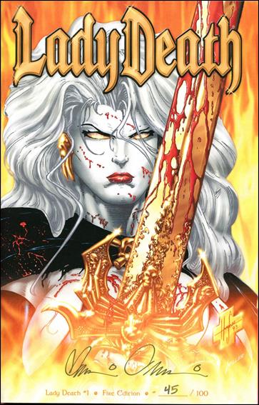 Lady Death (1994) issue 1-CD Fire Edition 1/100