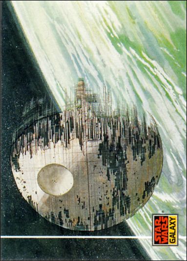 Star Wars Galaxy: Series 1 (Base Set) card 26 The Death Star