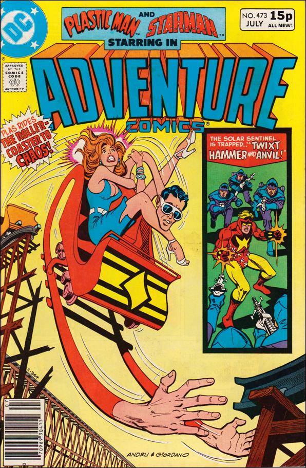 Adventure Comics (1938) issue 473-B UK Price Cover