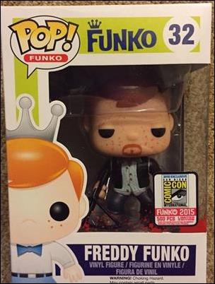 Pop! Funko - Freddy Funko figure '32'-B Freddy Funko (Bloody Darryl Dixon) SDCC  1/500