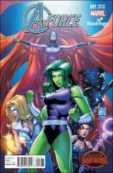 A-Force (2015) issue 1-K Shane Davis Hastings Cover