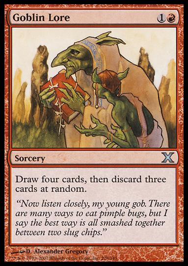 Magic the Gathering: 10th Edition (Base Set) card 208 Goblin Lore