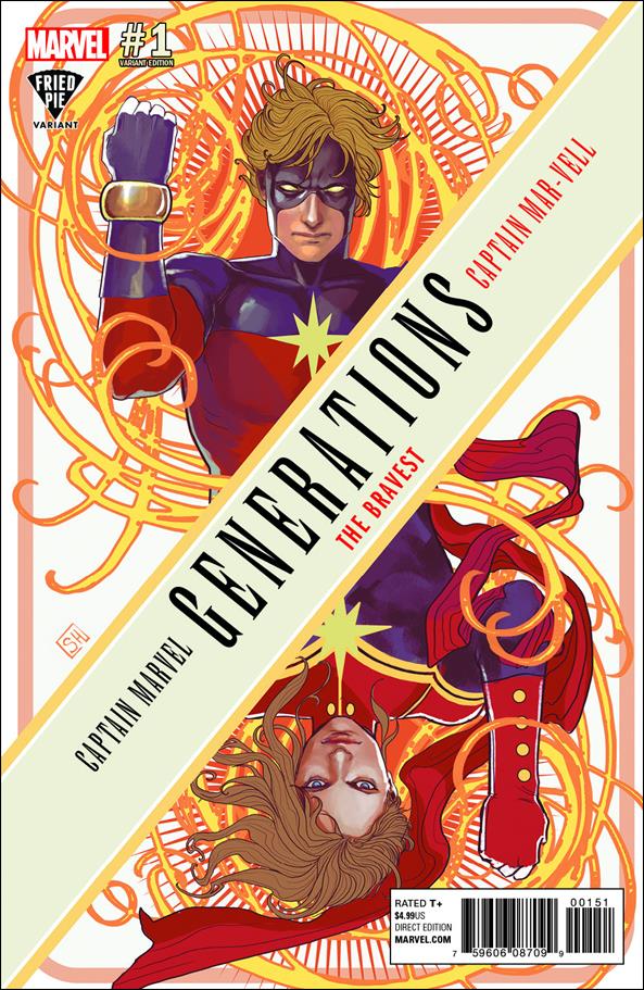 Generations: Captain Marvel & Captain Mar-Vell issue 1-E Stephanie Hans Fried Pie Cover