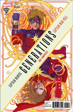 Generations: Captain Marvel & Captain Mar-Vell issue 1-E Stephanie Hans Fried Pie Cover
