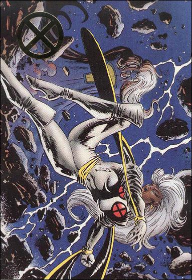 X-Men: Hardees (Base Set) card 4 Phantasia vs. Storm 