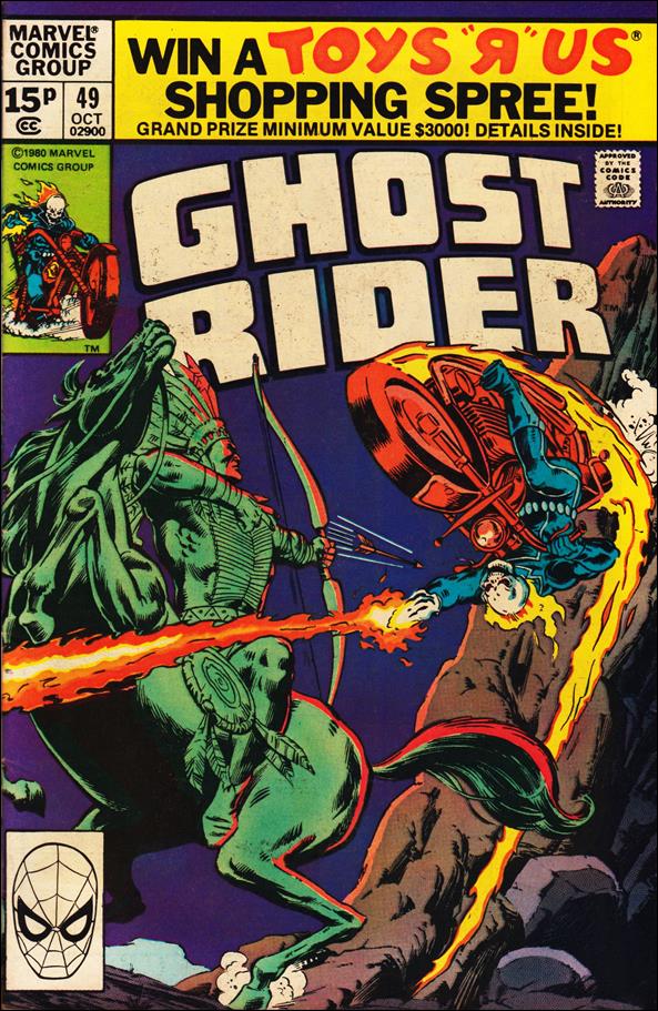 Ghost Rider (1973) issue 49-B UK Price Cover